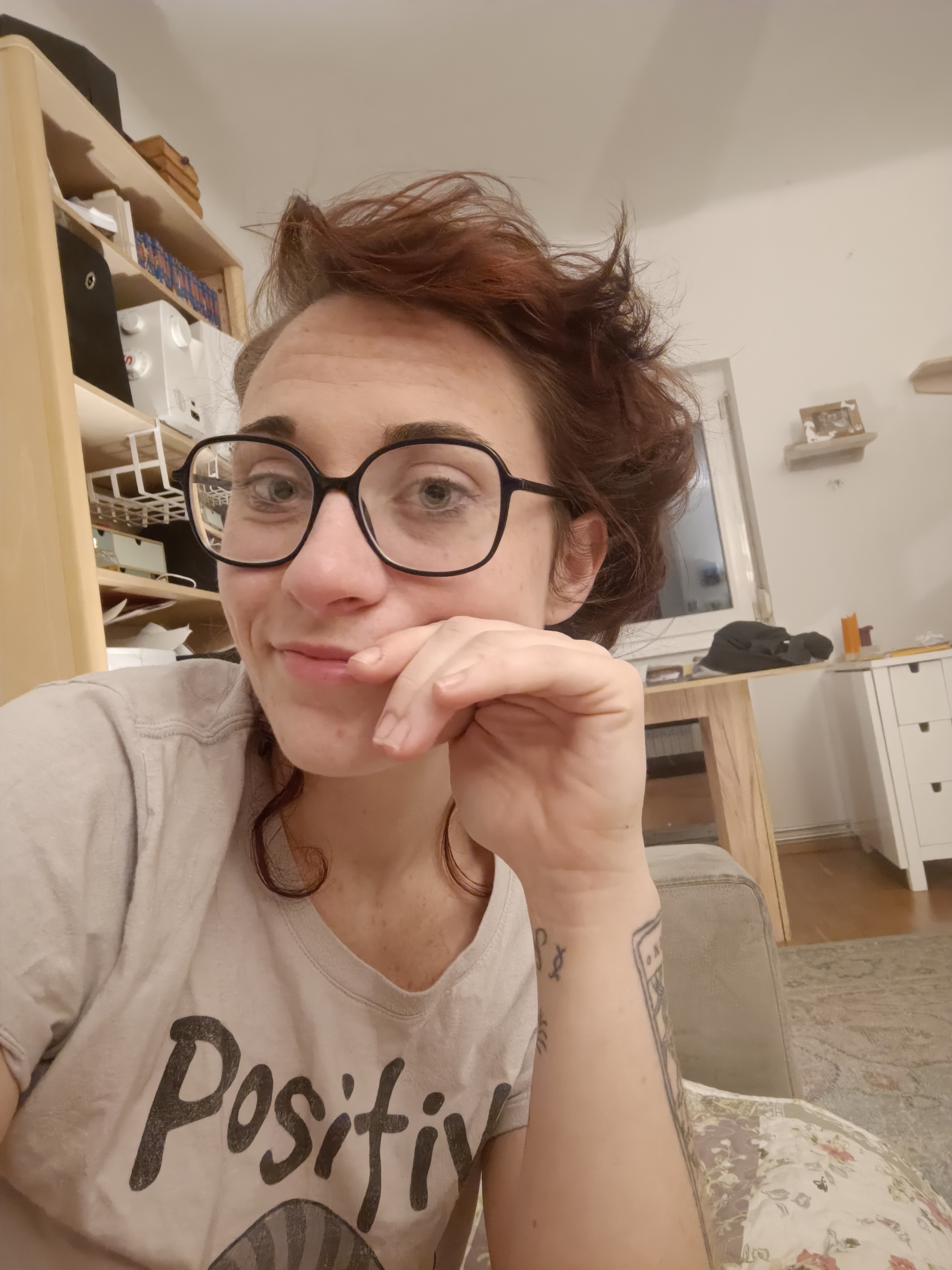 Besoffenes Selfie Bild mit Lilly